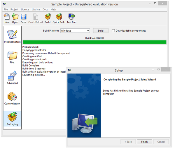 Создание инсталлятора в InstallBuilder