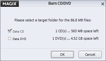 Архивирование фотографий на оптические носители в Magix Photo Manager 2006 deLuxe