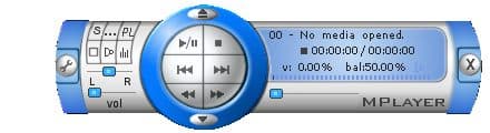 Рабочее окно Mplayer