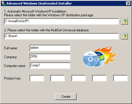 Создание загрузочного диска Windows XP