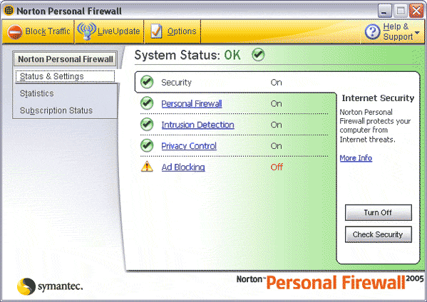 Главное окно программы