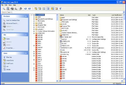 Главное окно после завершения процесса сканирования