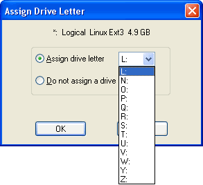 Монтируем диск с системой Ext3
