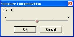 Корректировка экспозиции в Photobrush