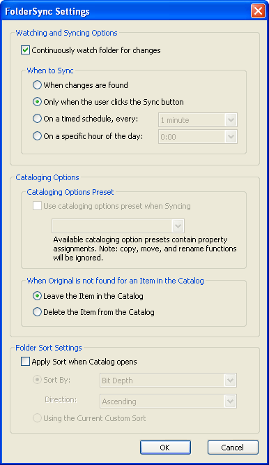 Наблюдение за изменениями в папках с помощью Portfolio