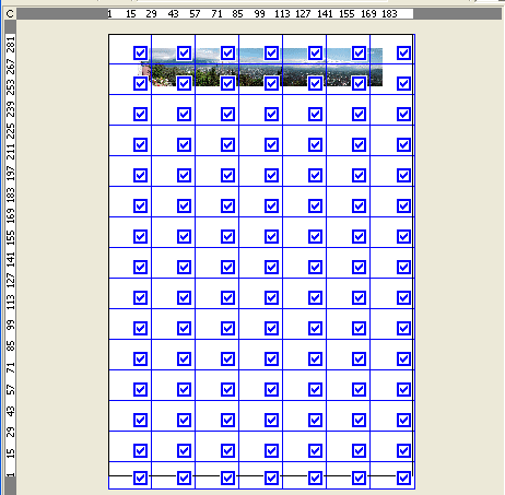 Раскладка на 105 листов