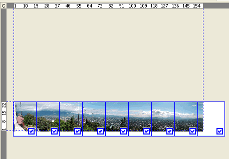 Раскладка на 9 листов