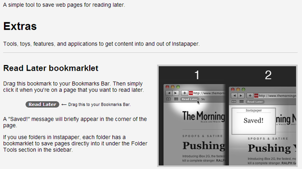 Установка букмарклета