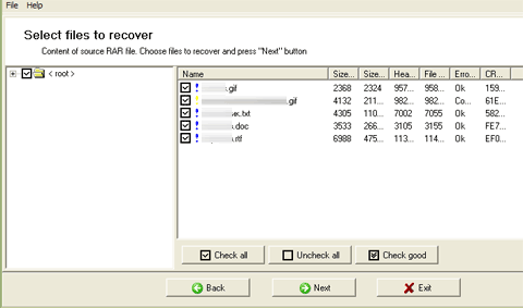 Файлы, которые можно сохранить. Второй частично поврежден, но может быть восстановлен