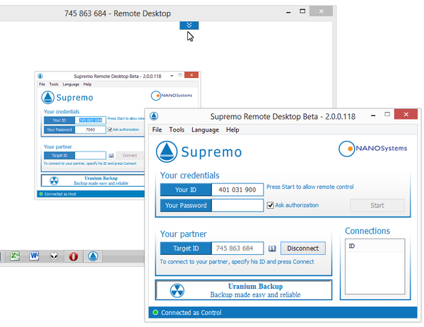 Supremo Remote Desktop: удаленное подключение