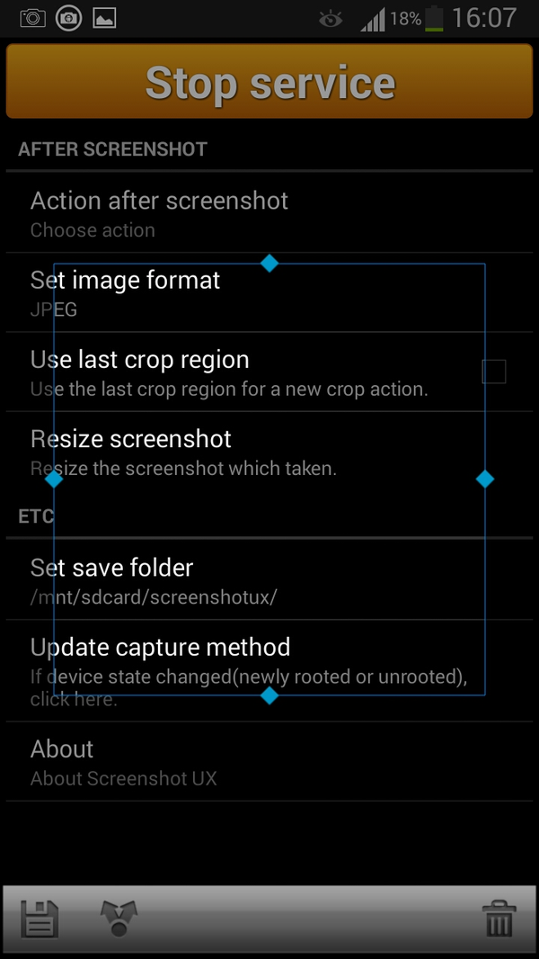 Приложение Screenshot UX