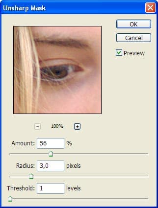 Повышение резкости в Adobe Photoshop с имитацией аналогичных настроек