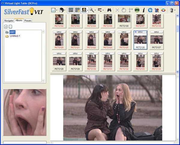 Систематизация изображений в SilverFast VLT