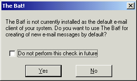 Выбор дефолтной почтовой программы