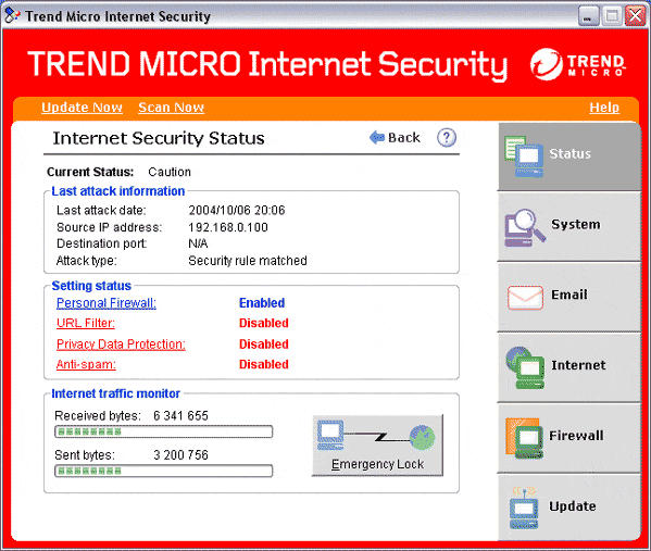 Internet Security Status