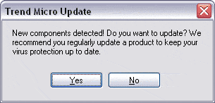 Предложение загрузить обновления