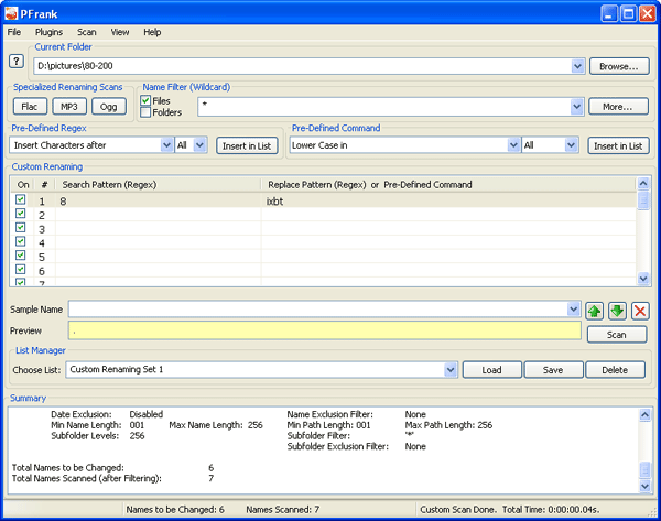 Рабочее окно Pfrank