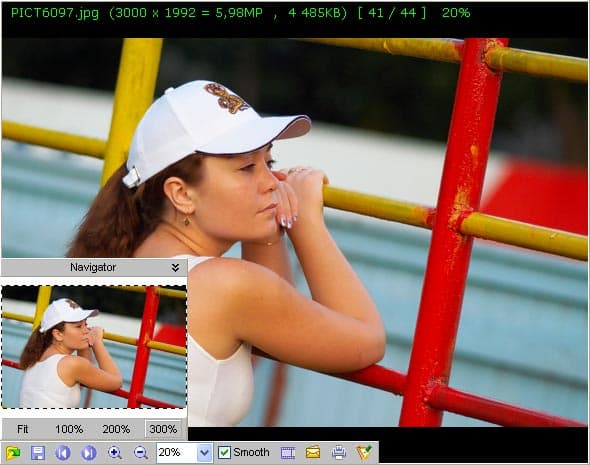 Рабочее окно FastStone MaxView