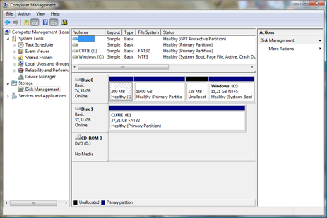 Средства управления дисками