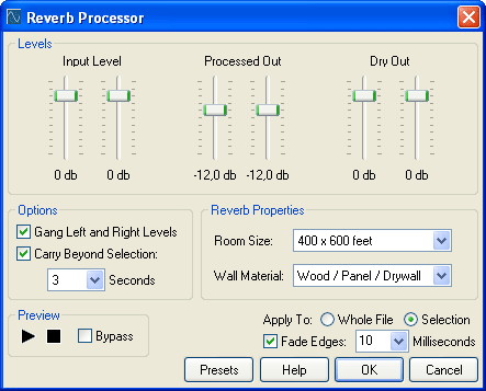 Применение реверберации в NGWave