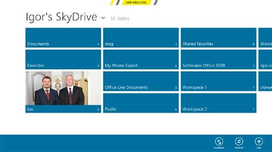 Скриншот Windows 8 Consumer Preview