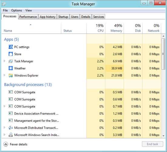 Скриншот Windows 8 Consumer Preview