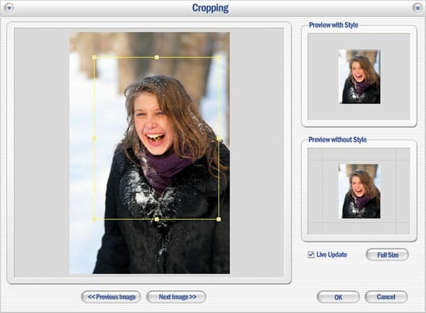 Кадрирование в Watermark Factory