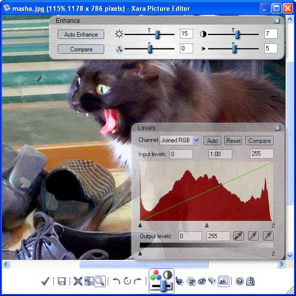 Обработка фотографии в Xara Xtreme Pro