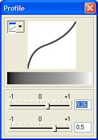 Профиль тени в Xara Xtreme Pro