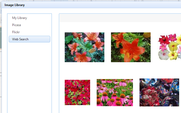 Вставка изображений в Show