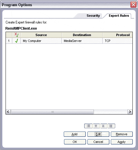Правила для приложения