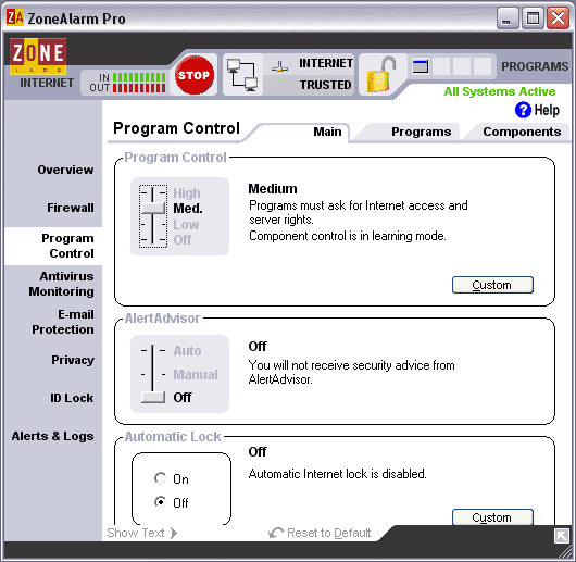 Контроль программ
