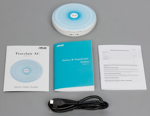 Комплект поставки Asus Travelair AC