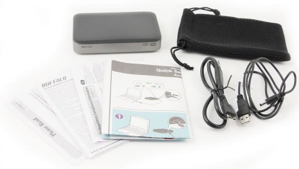 Комплект поставки Buffalo MiniStation Air Комплект поставки Buffalo MiniStation Air
