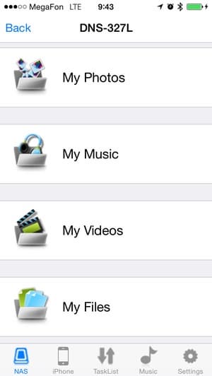 Мобильный доступ к D-Link DNS-327L
