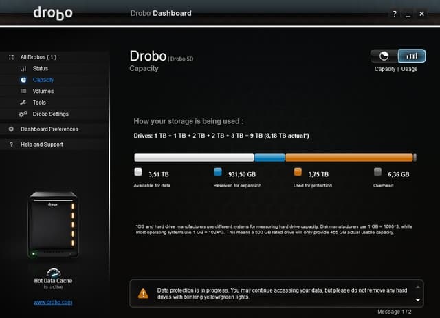 Drobo Dashboard