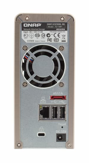 Внешний вид сетевого накопителя QNAP TS-119P+
