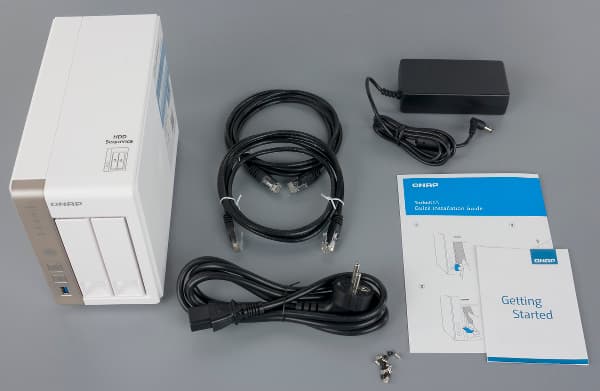 Комплект поставки QNAP TS-251