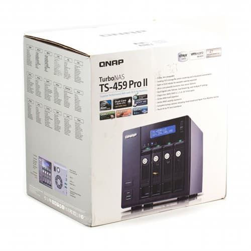 Упаковка сетевого накопителя QNAP TS-459 Pro II