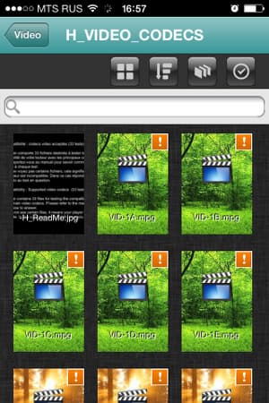 Seagate Media на смартфоне с iOS