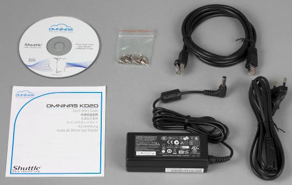 Комплект поставки Shuttle Omninas KD20