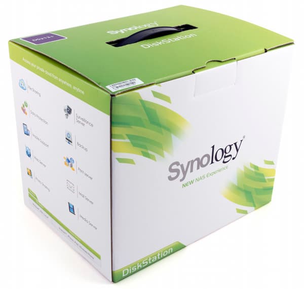 Упаковка Synology DS213+ Упаковка Synology DS213+