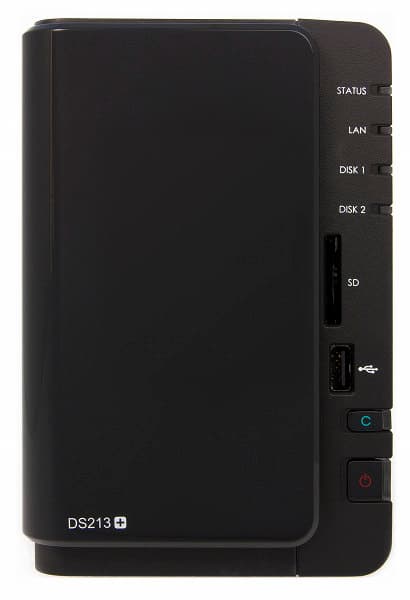 Внешний вид Synology DS213+ Внешний вид Synology DS213+