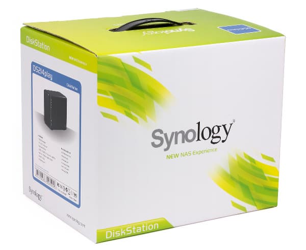 Упаковка Synology DS214play
