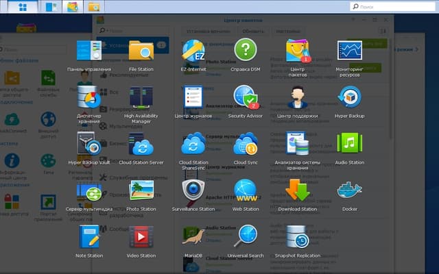 Интерфейс DSM