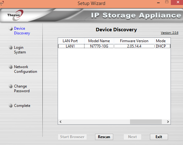 Thecus Setup Wizard Thecus Setup Wizard