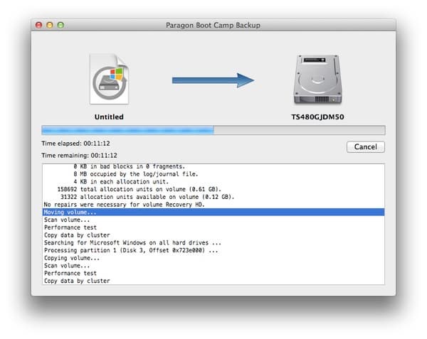 Утилита Boot Camp Backup