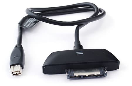 Портативный внешний винчестер Seagate FreeAgent GoFlex, внешний вид интерфейсного модуля FireWire 800