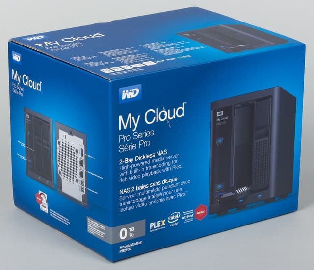 Упаковка сетевого накопителя WD My Cloud PR2100