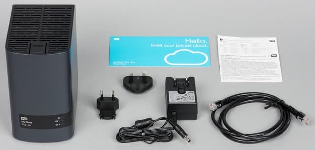 Комплект поставки сетевого накопителя WD My Cloud EX2 Ultra